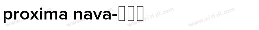 proxima nava字体转换